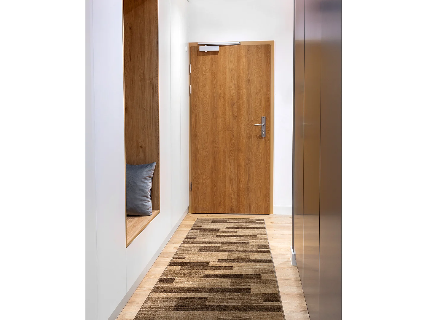 Alfombra de pasillo KARMEL Deski tableros - tuerca 70x410 cm