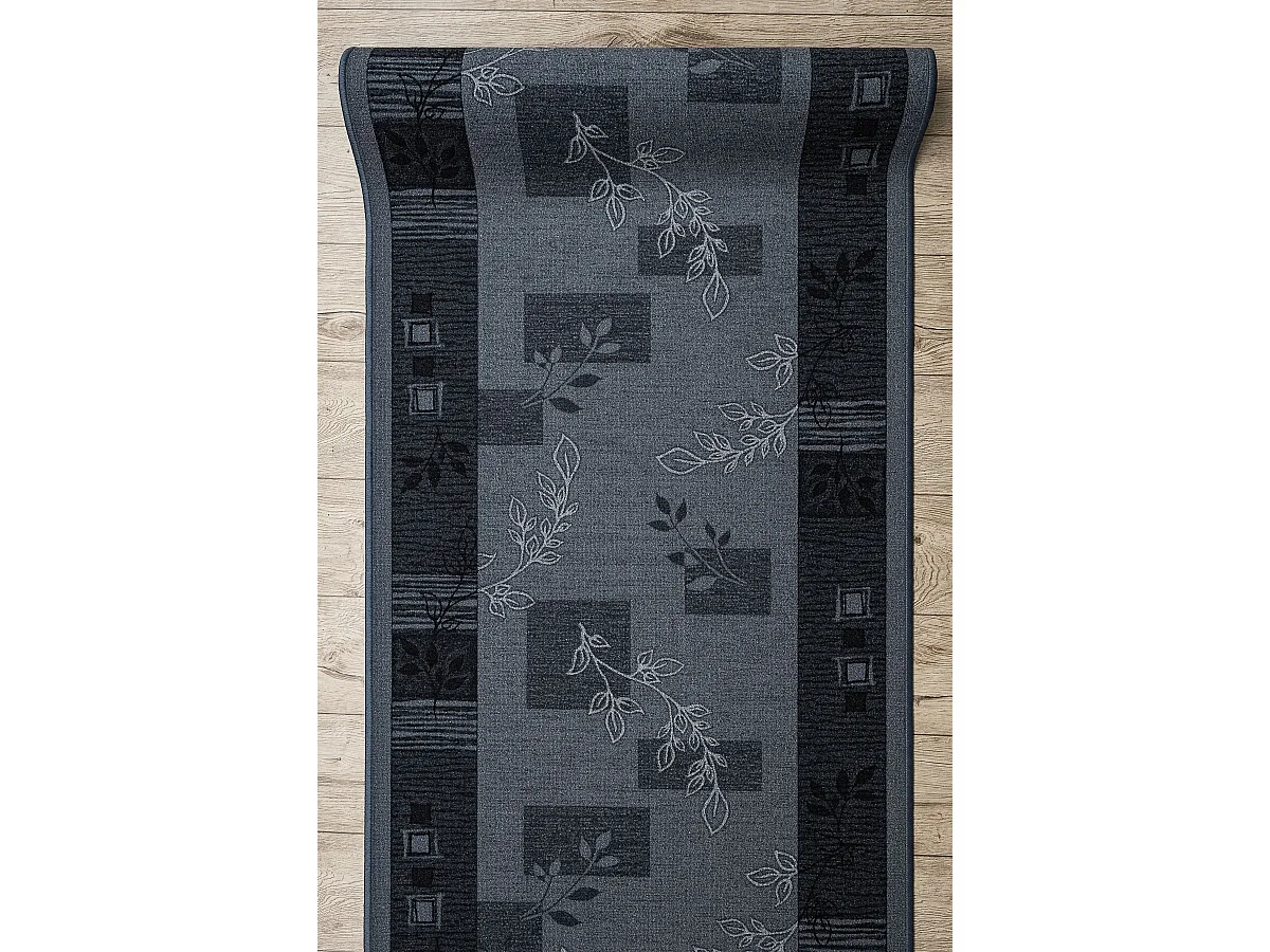 TAPIS DE COULOIR ANTIDÉRAPANT AGADIR cendré 67x110 cm