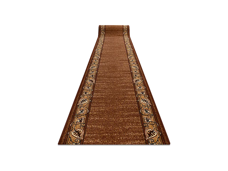 TAPIS DE COULOIR BCF FELIKS marron 90x100 cm