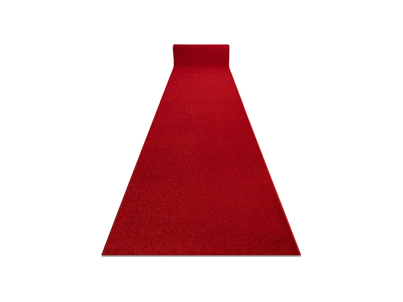 Tapis de couloir KARMEL plaine carmin / rouge 160x420 cm