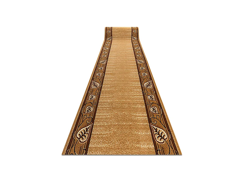 TAPIS DE COULOIR BCF FELIKS vieil or 140x940 cm