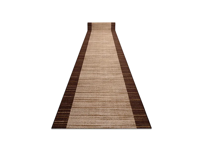 TAPIS DE COULOIR ANTIDÉRAPANT STREIFEN marron 110x550 cm