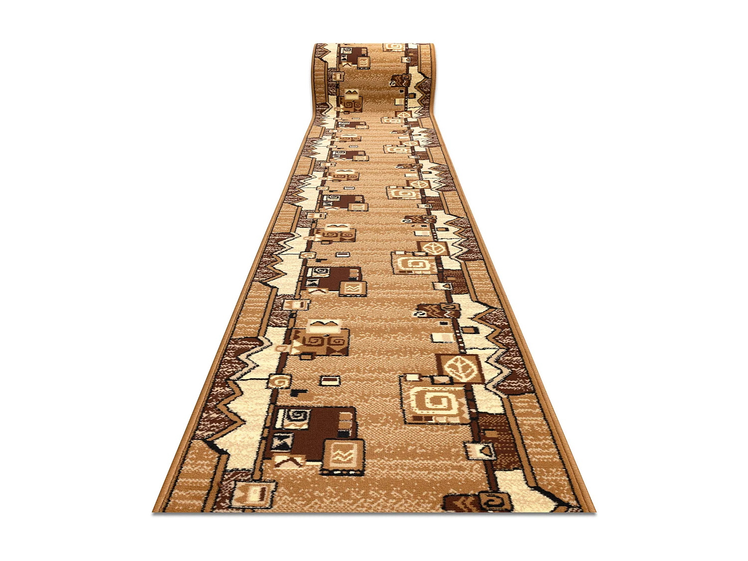 Vloerbekleding BCF MORAD SHTICK oud goud 60x310 cm