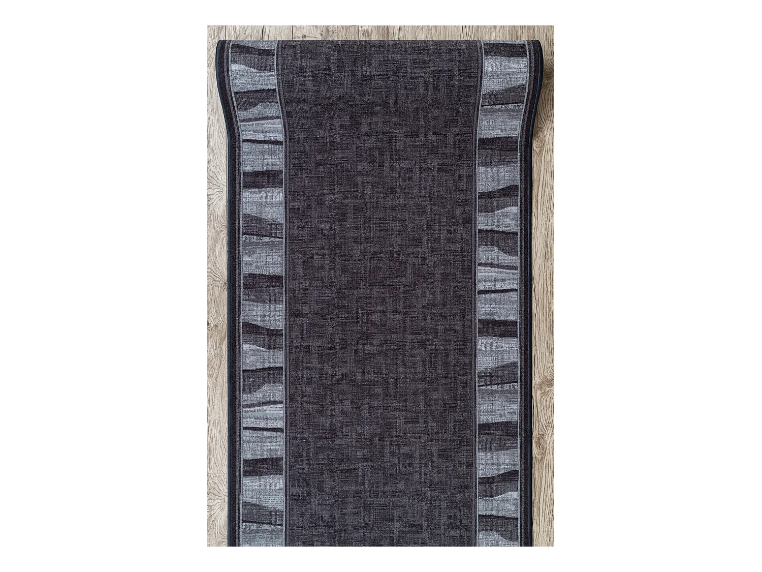 TAPIS DE COULOIR antidérapant LINEA gris 67cm  67x1200 cm