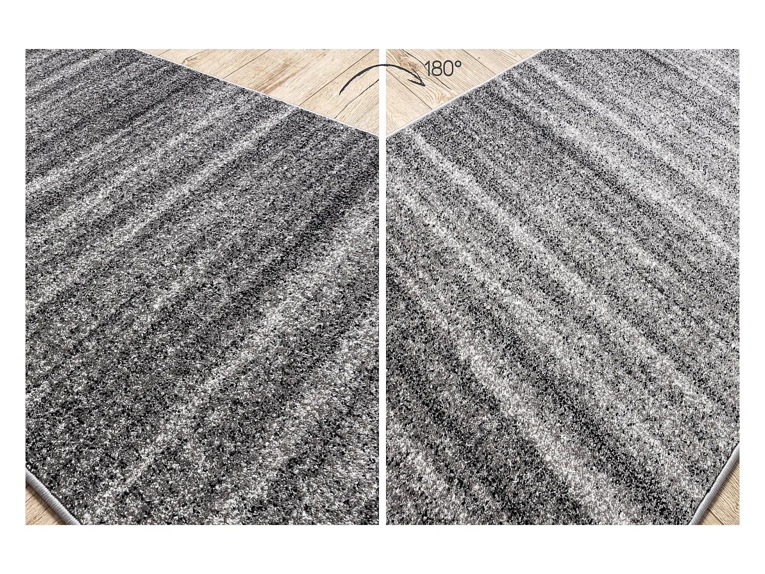 Tapis de couloir SILVER Sahara désert, sable gris 80x800 cm