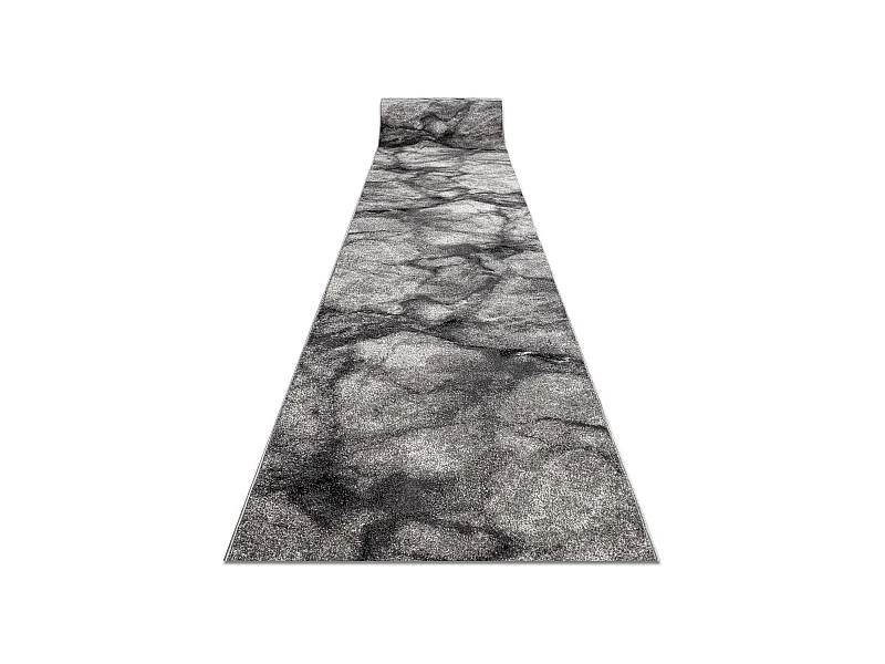 Läufer SILVER Marble Marmor grau 100x260 cm
