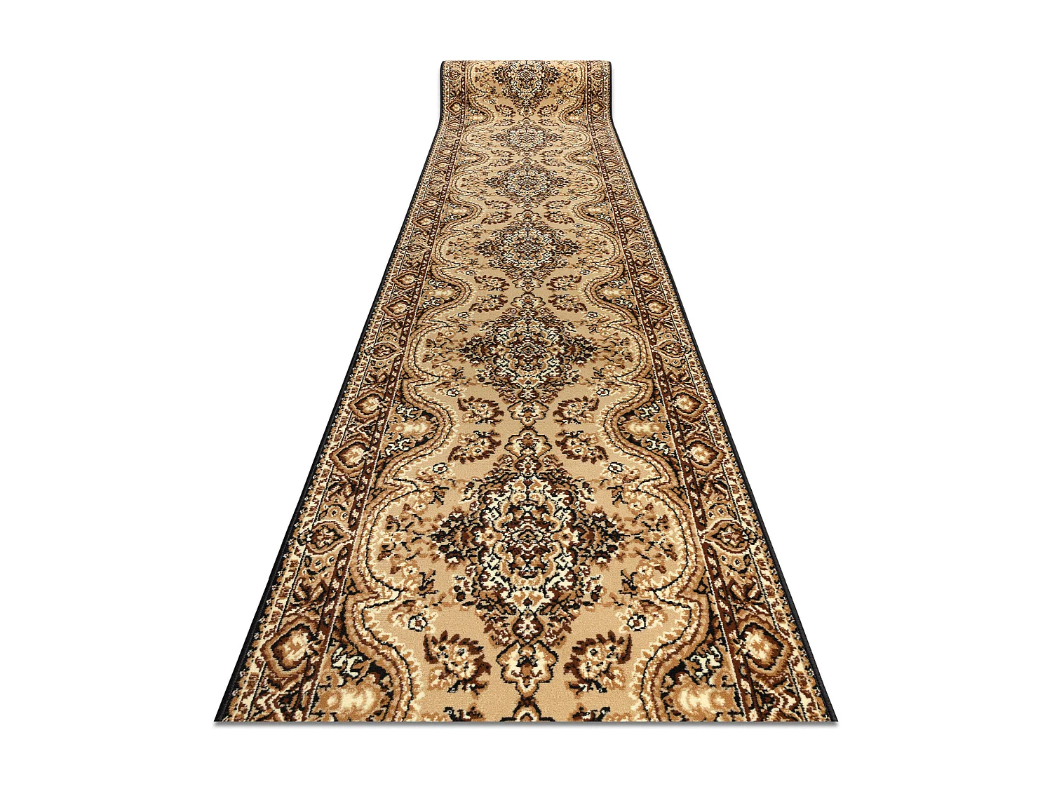 TAPIS DE COULOIR BCF WIOSNA beige 70x830 cm