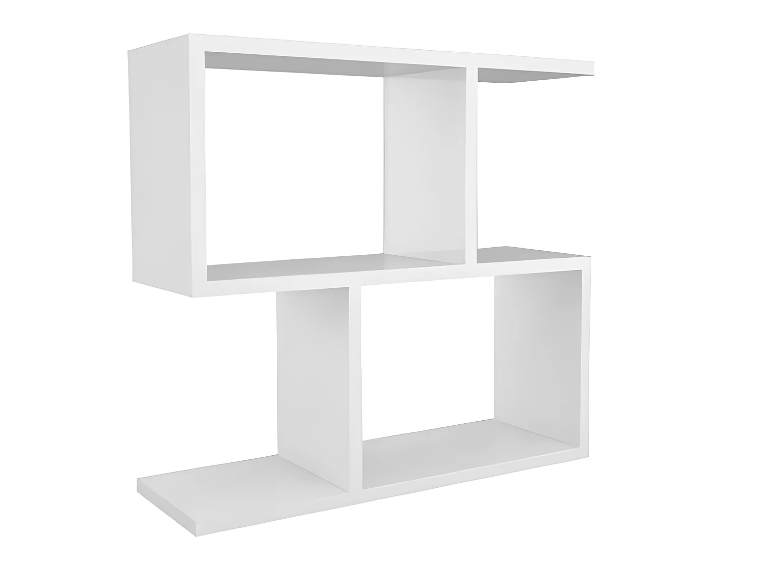 Table Basse Dalga, Blanc, 60x20x60 cm, EPIKASA