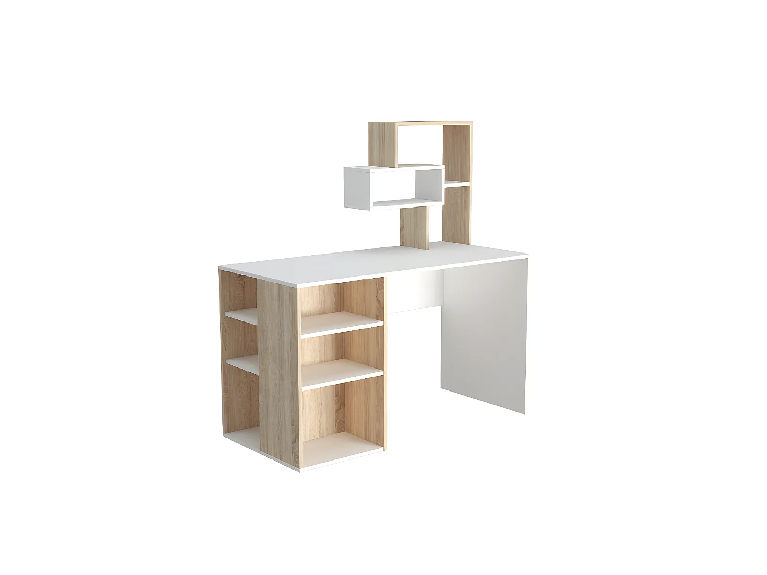 Bureau New Ermes - Sonoma - 130x60x135 cm - EPIKASA