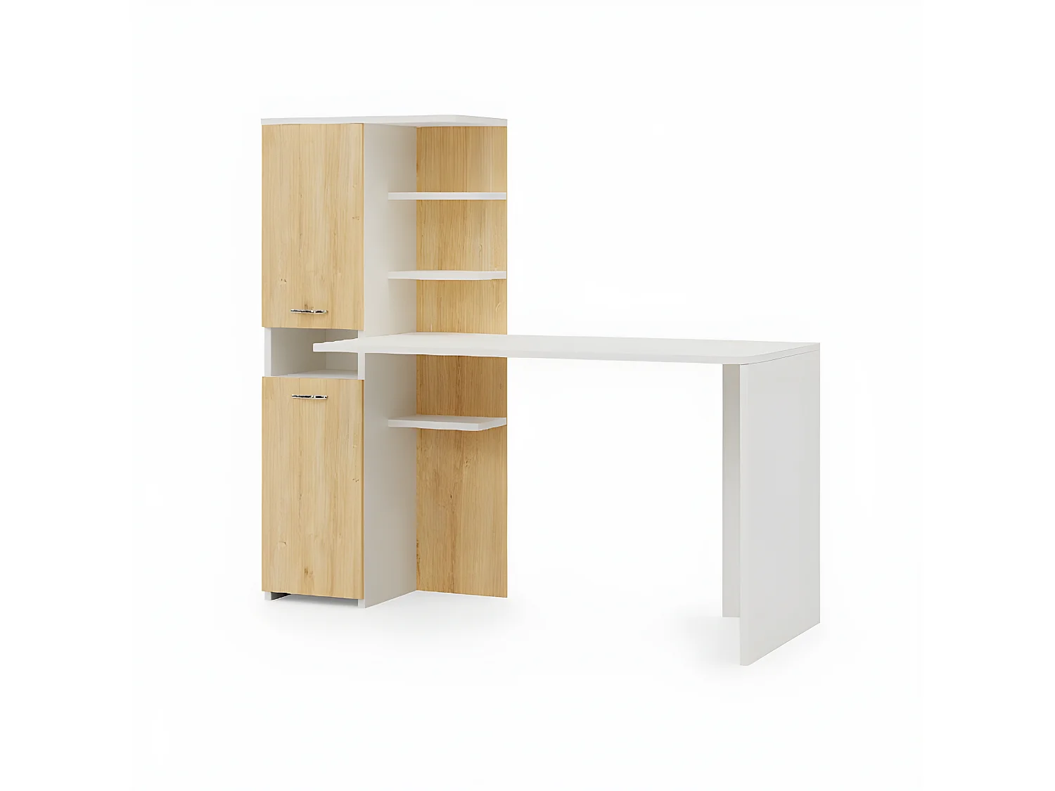 Bureau Lotusbloem - Eik - 150x60x135 cm - EPIKASA