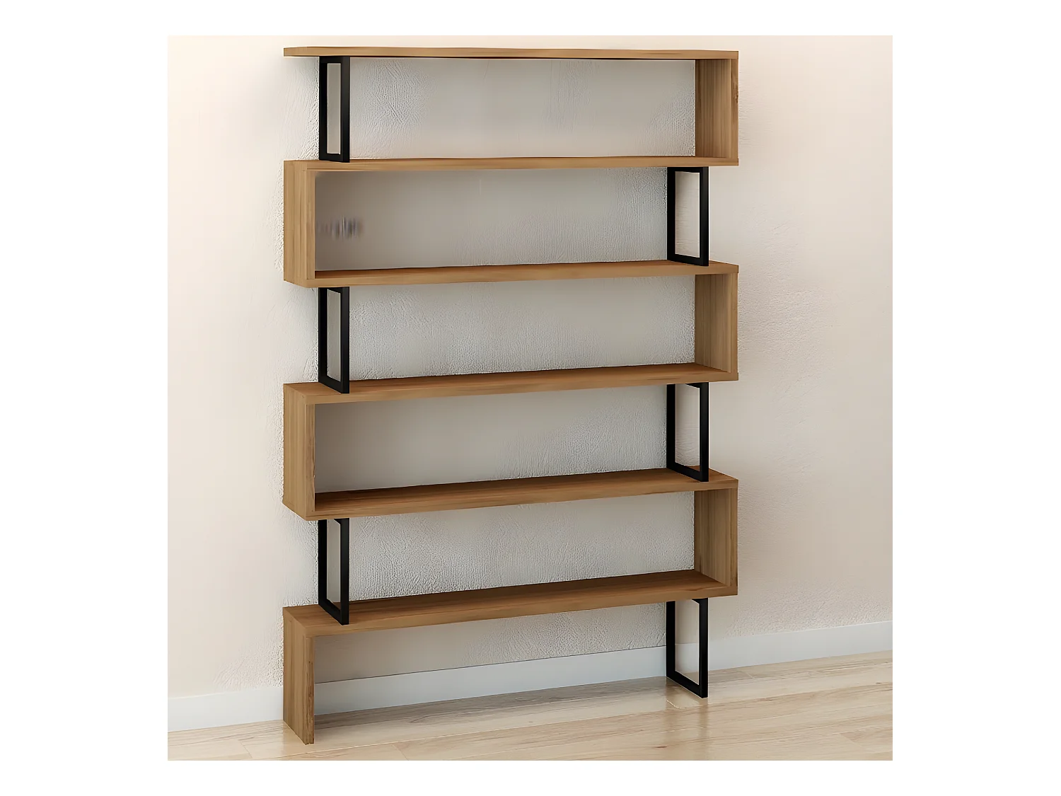 Boekenkast Monsaraz - Eik - 135x25,5x195 cm - EPIKASA