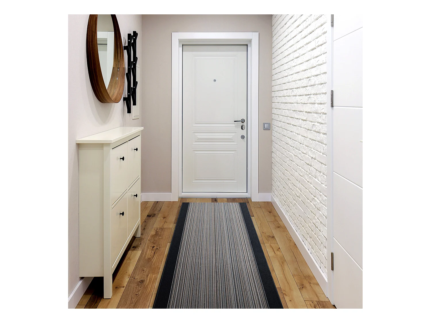 Läufer CARNABY grau 67x620 cm
