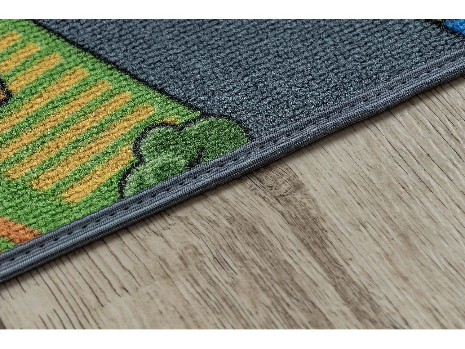 TAPIS REBEL ROADS Village life 90 Pays, antidérapant pour enfants - g 95x133 cm