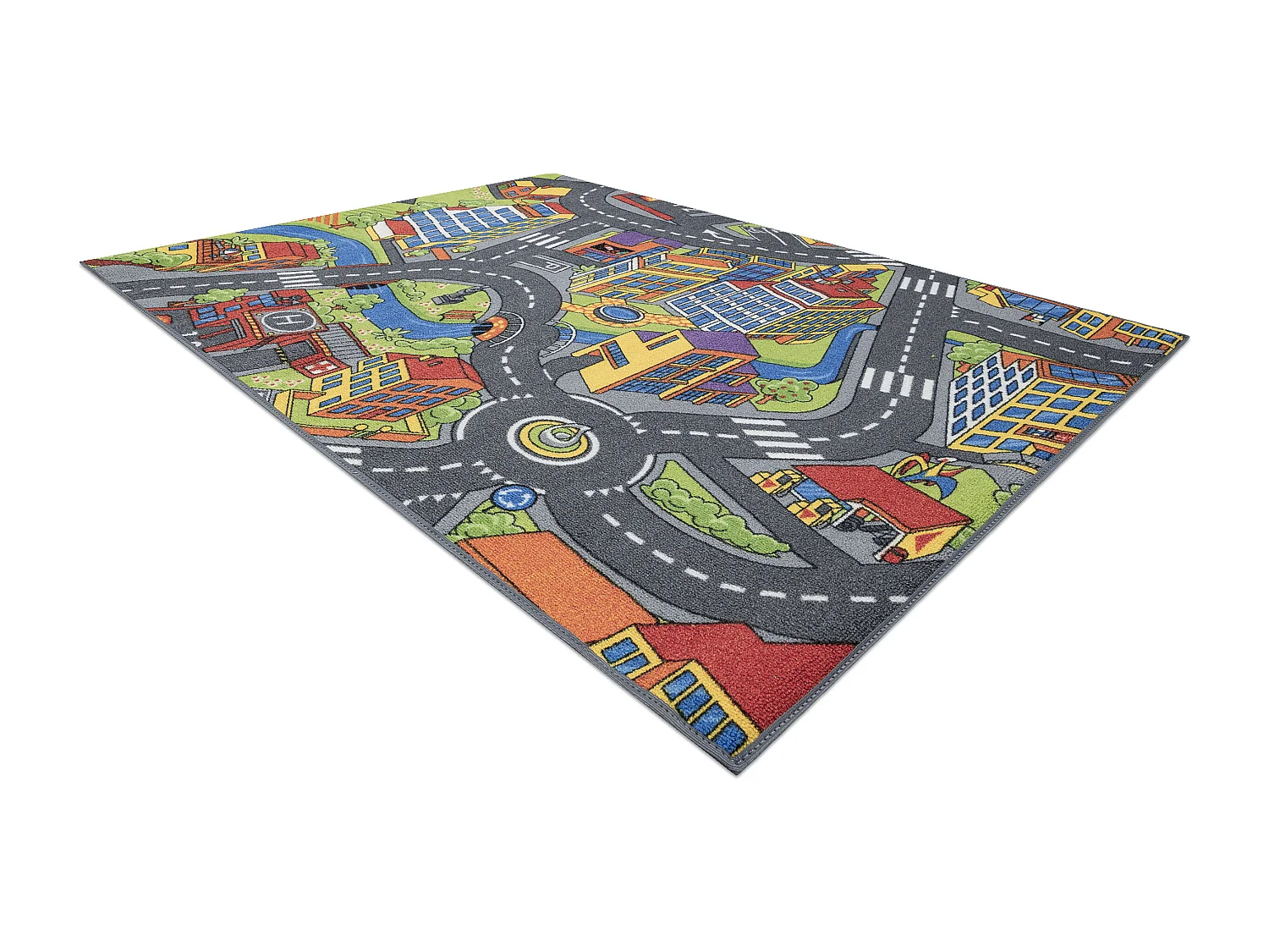 TAPIS REBEL ROADS Town life 97 Grande ville, rues antidérapant pour e 95x133 cm