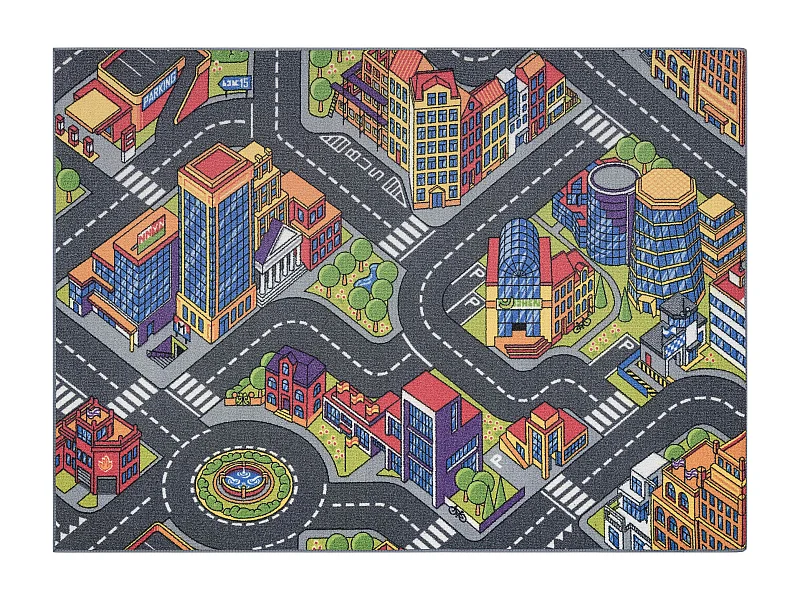 TAPIS REBEL ROADS Urban life 97 Métropole, rues antidérapant pour en 95x133 cm