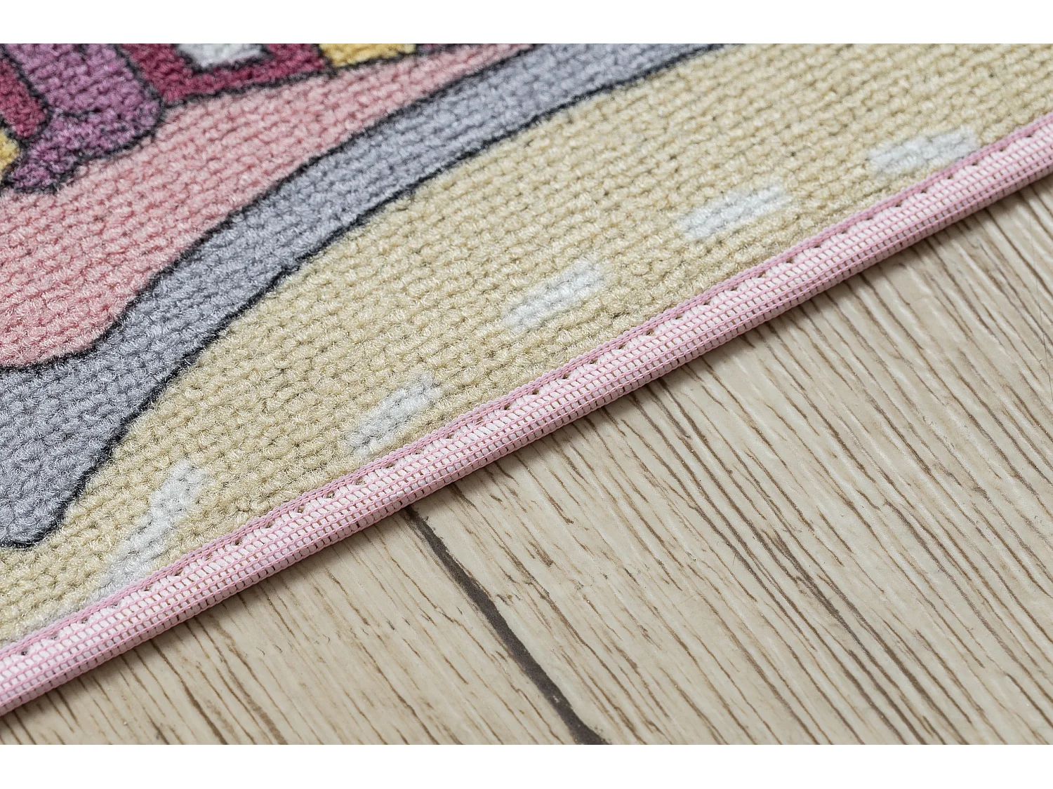 TAPIS REBEL ROADS Playtime 63 Petite ville, antidérapant pour enfants 95x133 cm