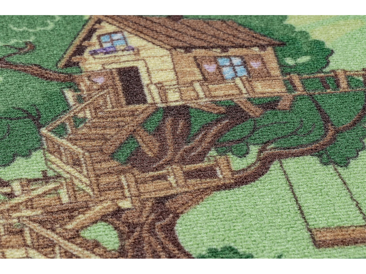 TAPPETO REBEL ROADS Candy Town 27 antiscivolo per bambini - rosa / ver 95x133 cm