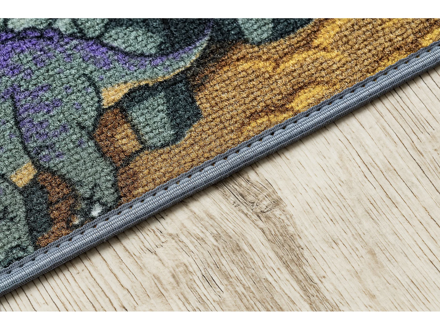 TAPIS REBEL ROADS Dino World 29 Dinosaures, antidérapant pour enfants 95x133 cm