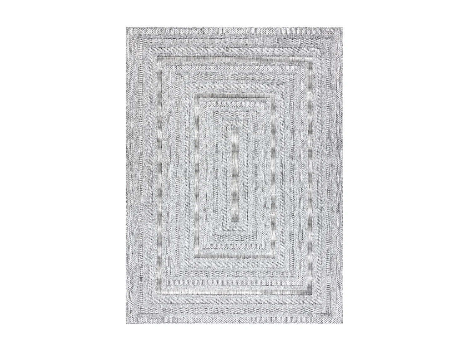 Tapijt SANTO SISAL 0999 geometrisch grijs 80x150 cm