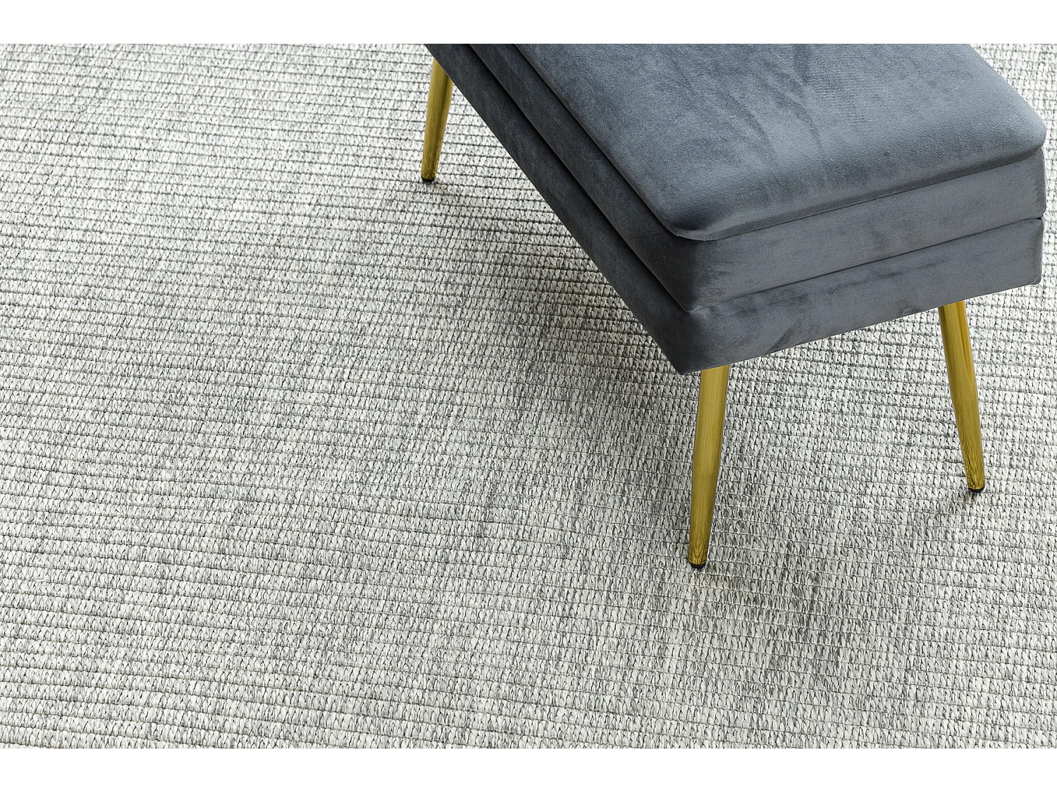 Tapis ORIGI 3583 gris - ficelle SISAL tissée à plat 58x100 cm