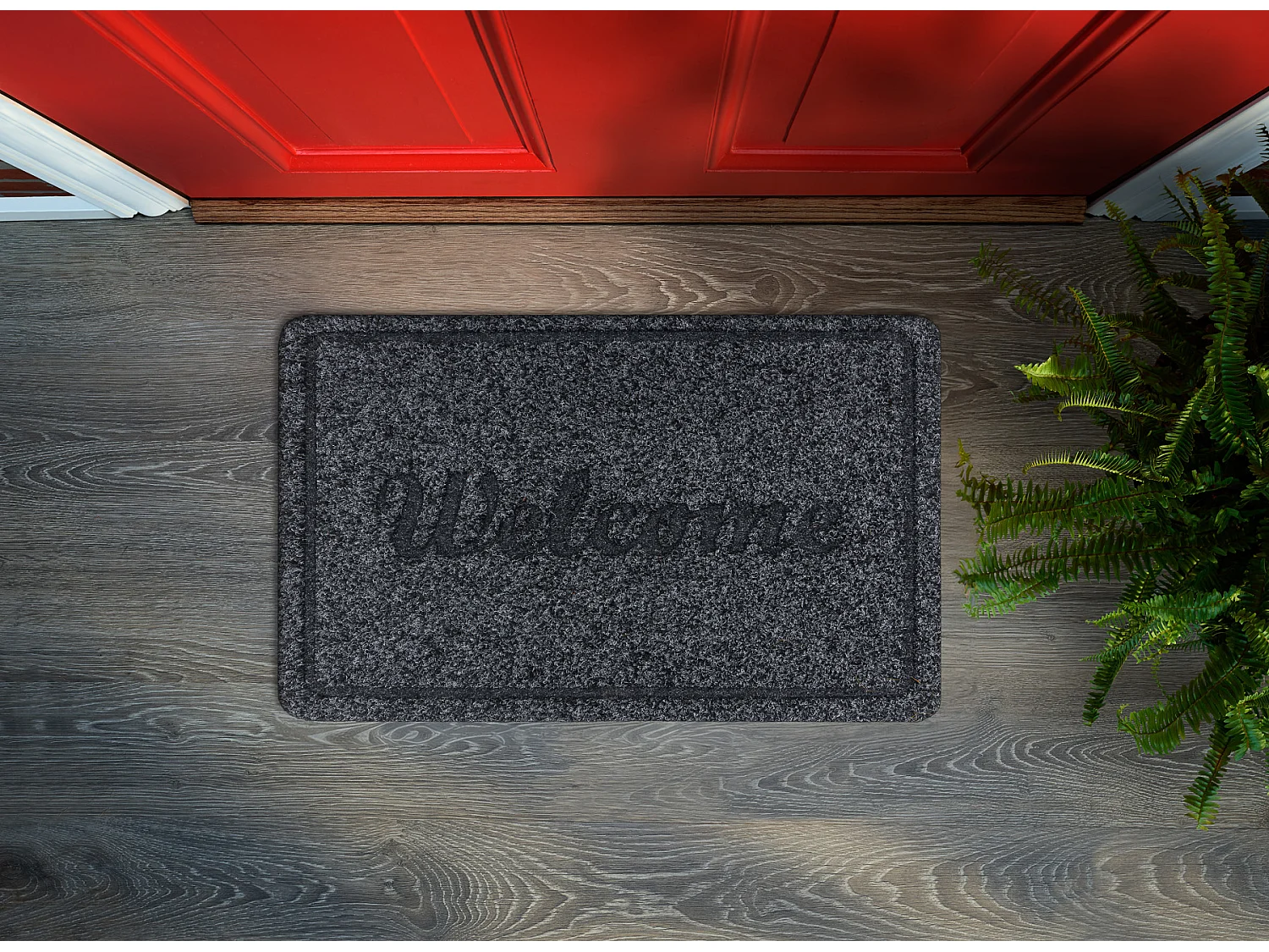 Ruitenwisser WELCOME 2098 anti slip, extern, intern - antraciet 50x80 cm