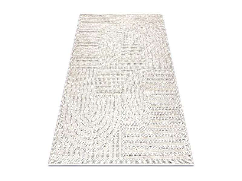 Tappeto SANTO SIZAL 0989 geometrica bianco 80x150 cm