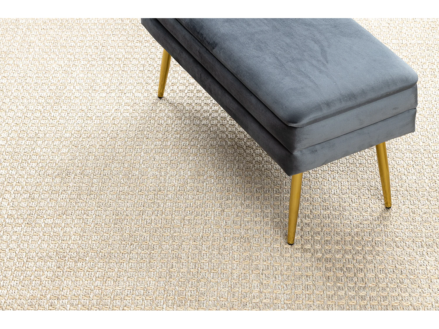 Tapis ORIGI 3561 beige - ficelle SISAL tissée à plat 194x290 cm