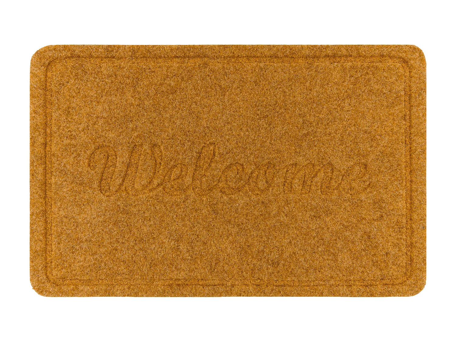 Doormate anti-deslizamento WELCOME 1208 exterior, interior em - noix d 50x80 cm