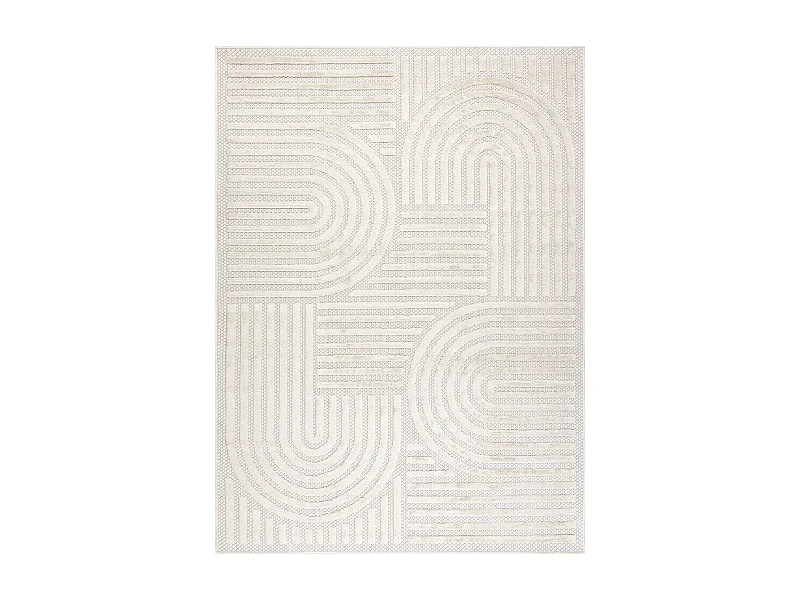 Tappeto SANTO SIZAL 0989 geometrica bianco 120x170 cm