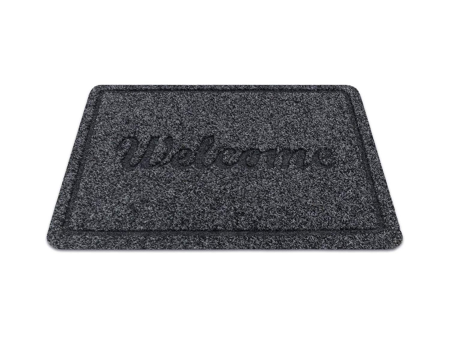 Doormate anti-deslizamento WELCOME 2098 exterior, interior em - anthra 40x60 cm