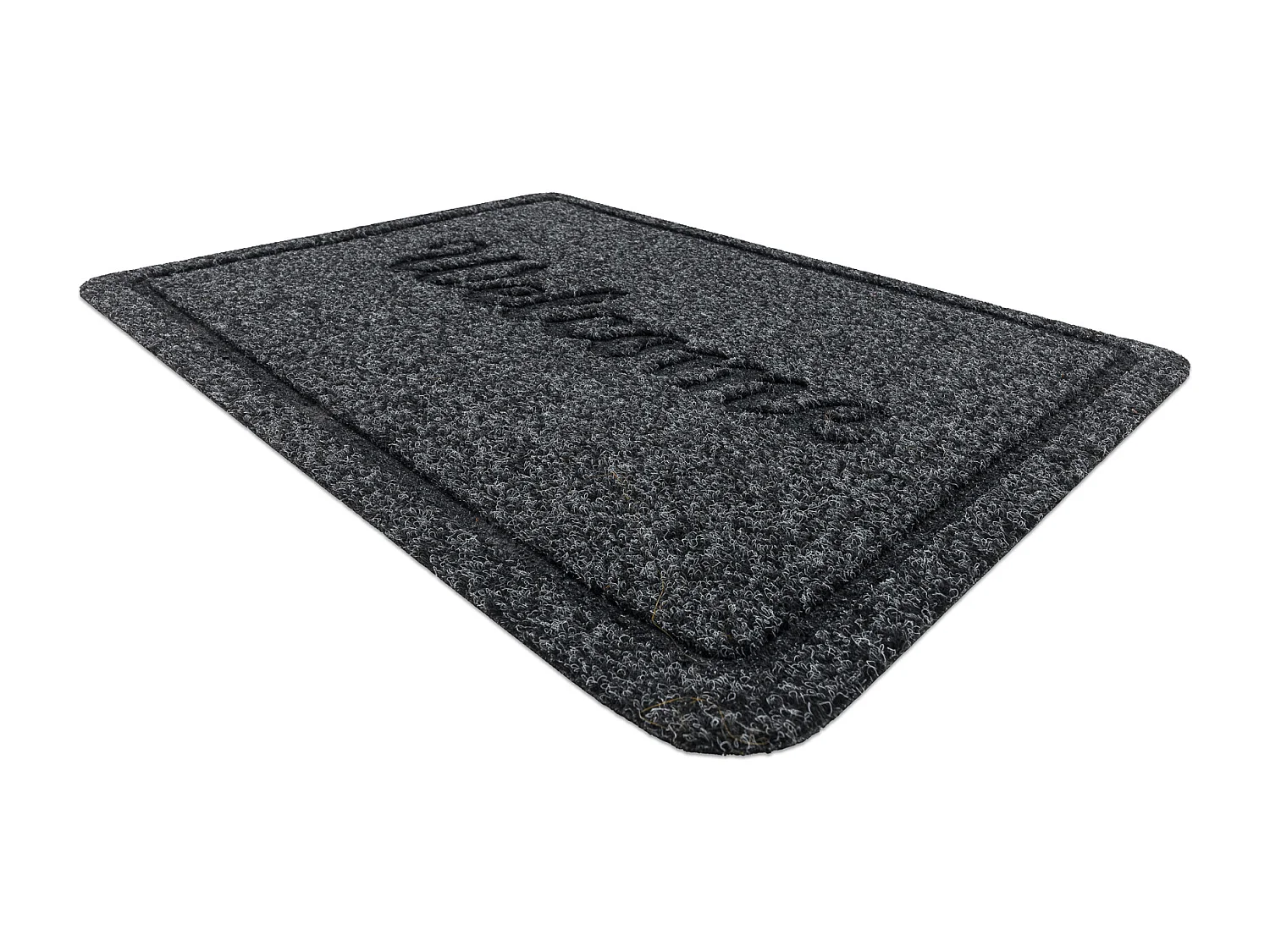 Doormate anti-deslizamento WELCOME 2098 exterior, interior em - anthra 40x60 cm
