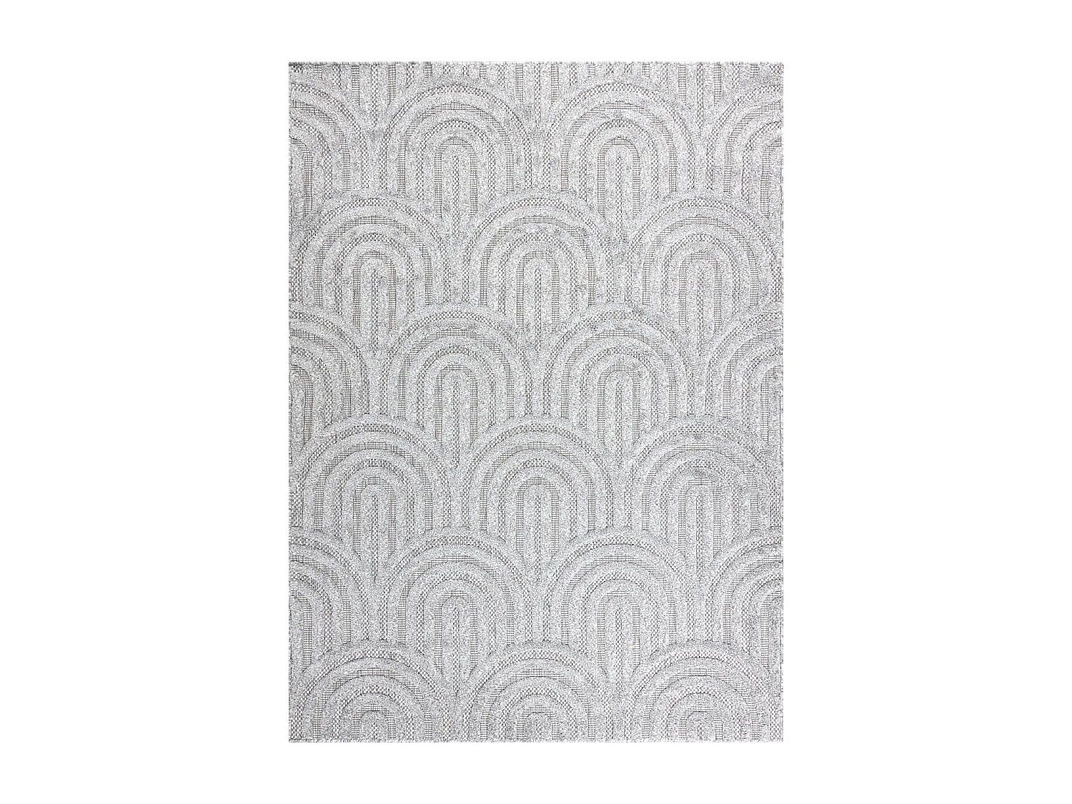 Teppich SANTO SISAL 0537 geometrisch grau 80x150 cm