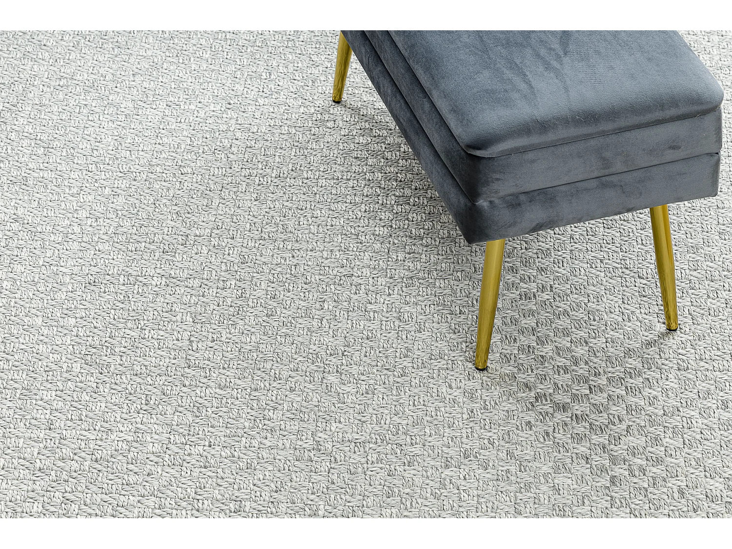 Teppich ORIGI 3661 grau - flachgewebte SISAL schnur 272x370 cm