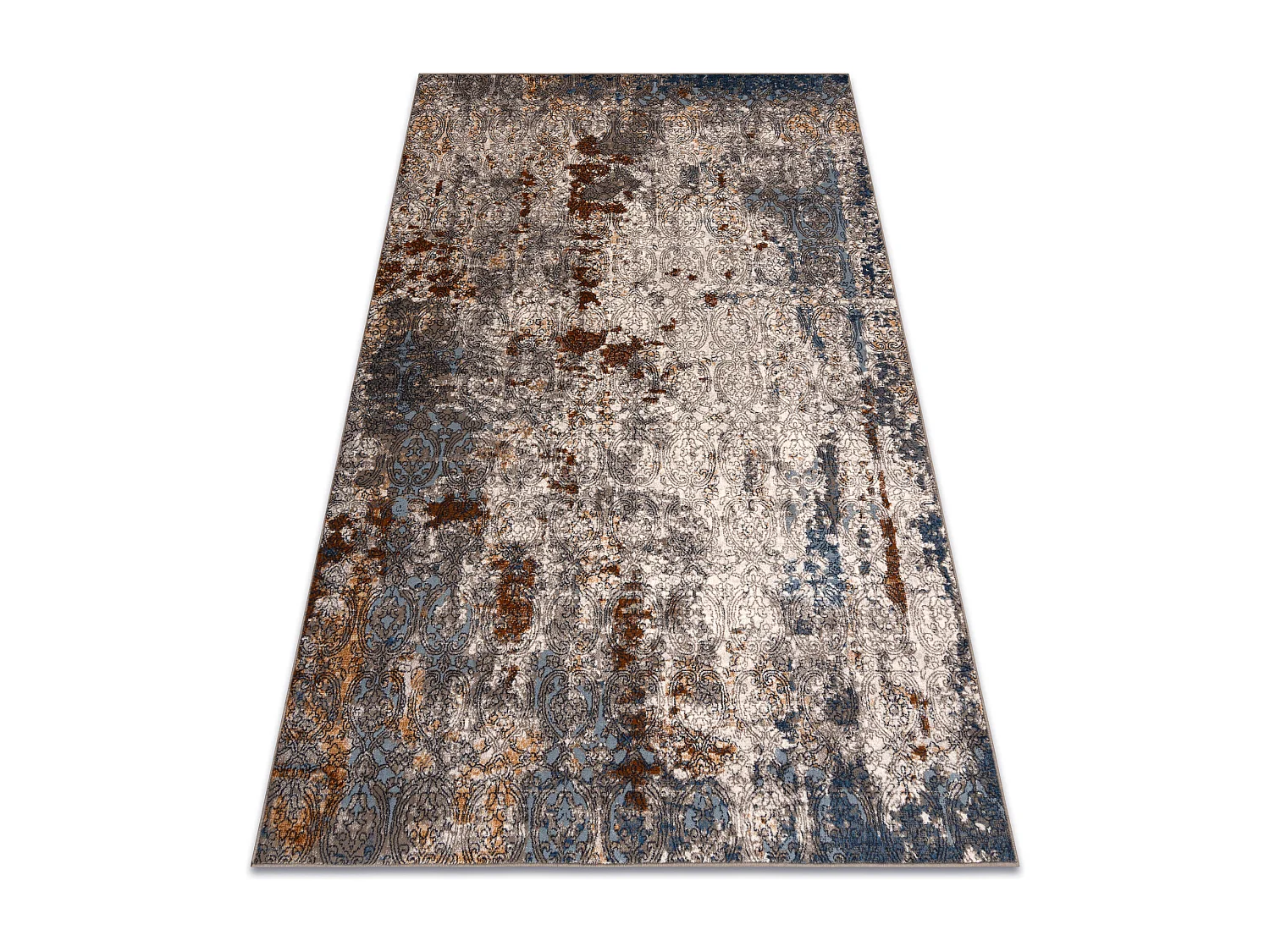 Tapis NAIN Ornement vintage 7700/51622 beige / bleu foncé / terre cui 120x170 cm