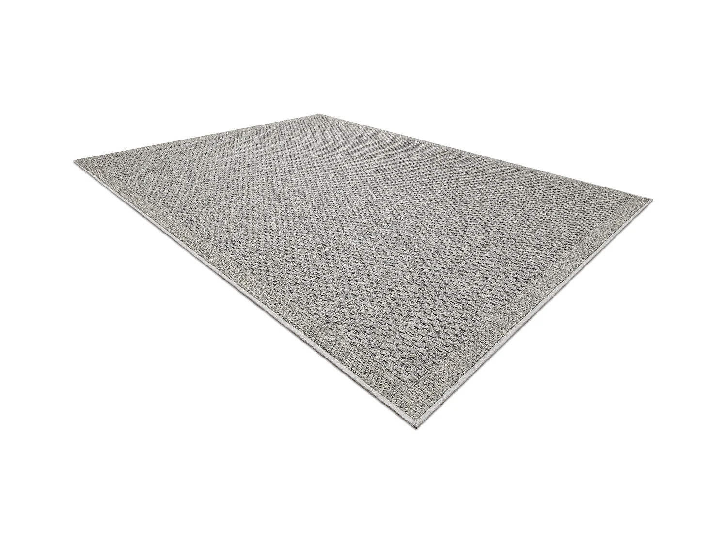 Tapis ORIGI 3667 gris - ficelle SISAL tissée à plat 233x330 cm