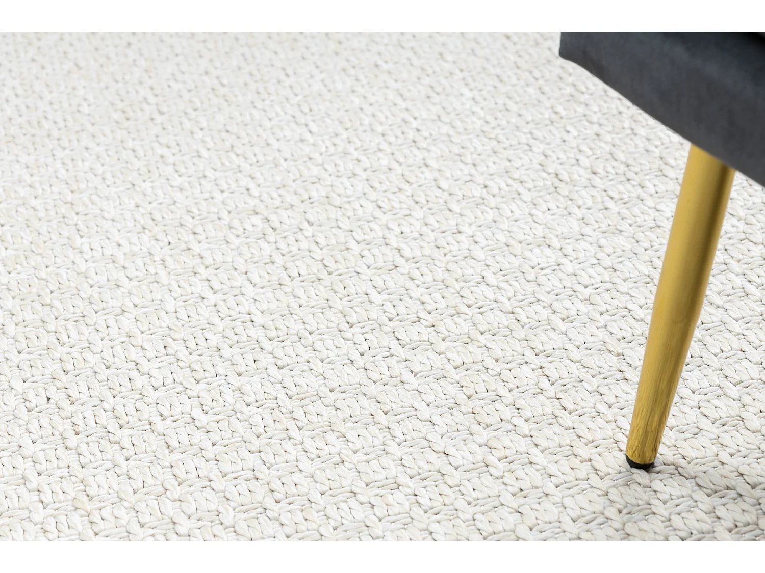 Teppich ORIGI 3561 creme - flachgewebte SISAL schnur 58x100 cm