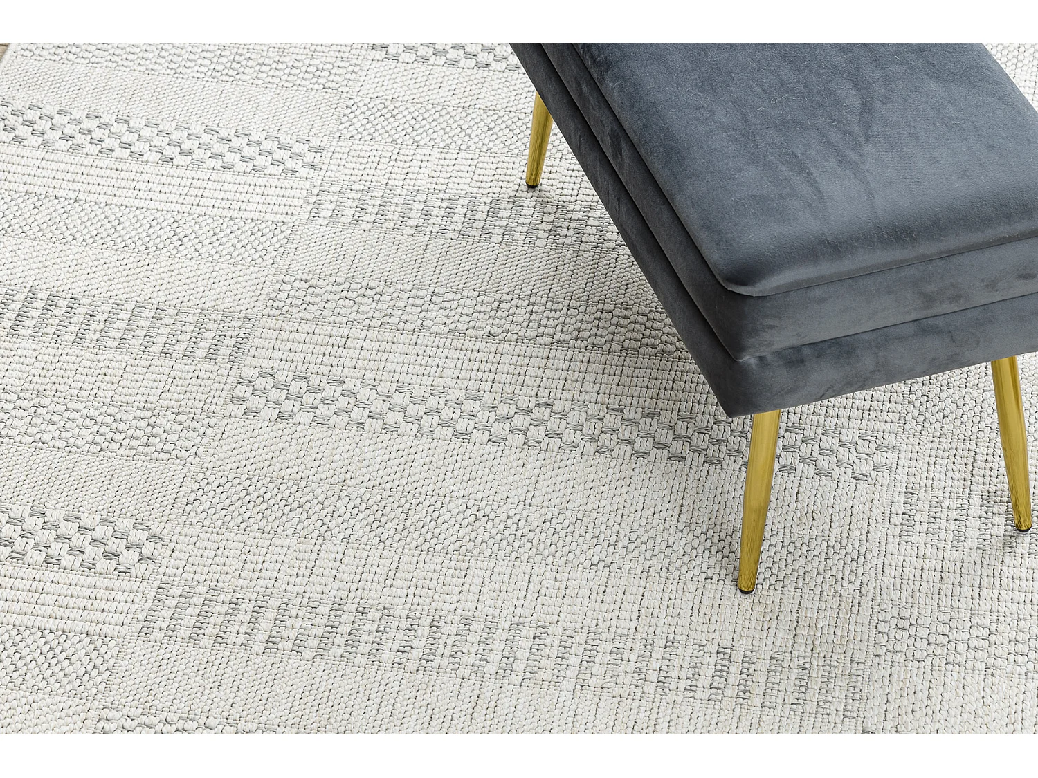 Teppich ORIGI 3736 creme - Bretter flachgewebte SISAL schnur 233x330 cm