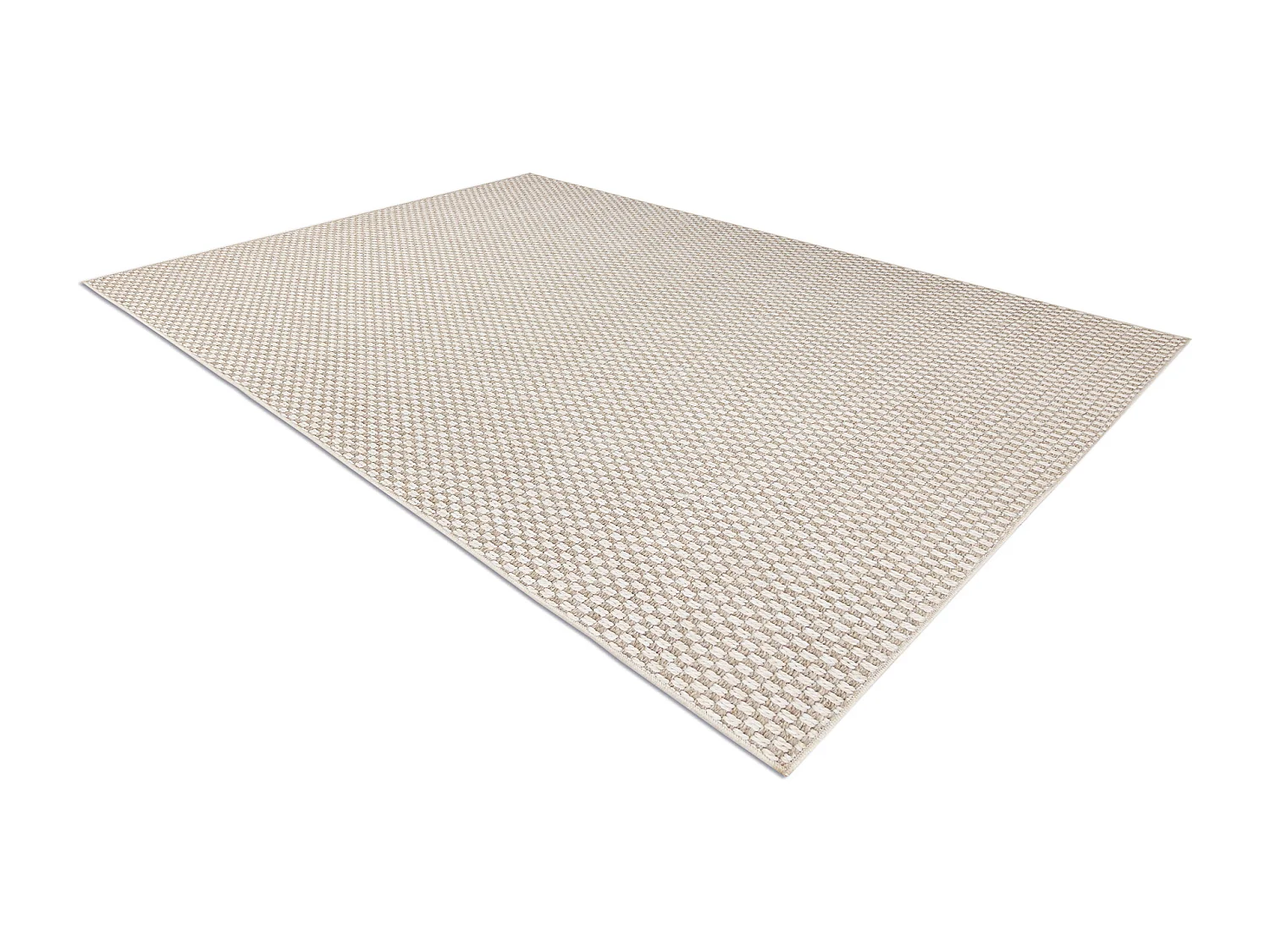 Tapis ORIGI 3555 crème - ficelle SISAL tissée à plat 116x170 cm