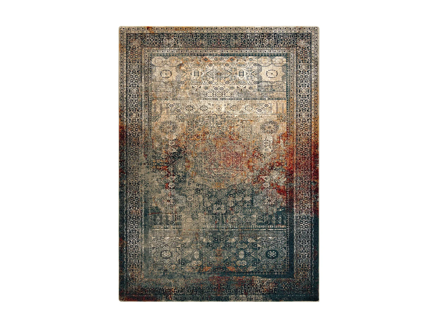 Tappeto di lana SUPERIOR MAMLUK orientale vintage smeraldo 100x150 cm