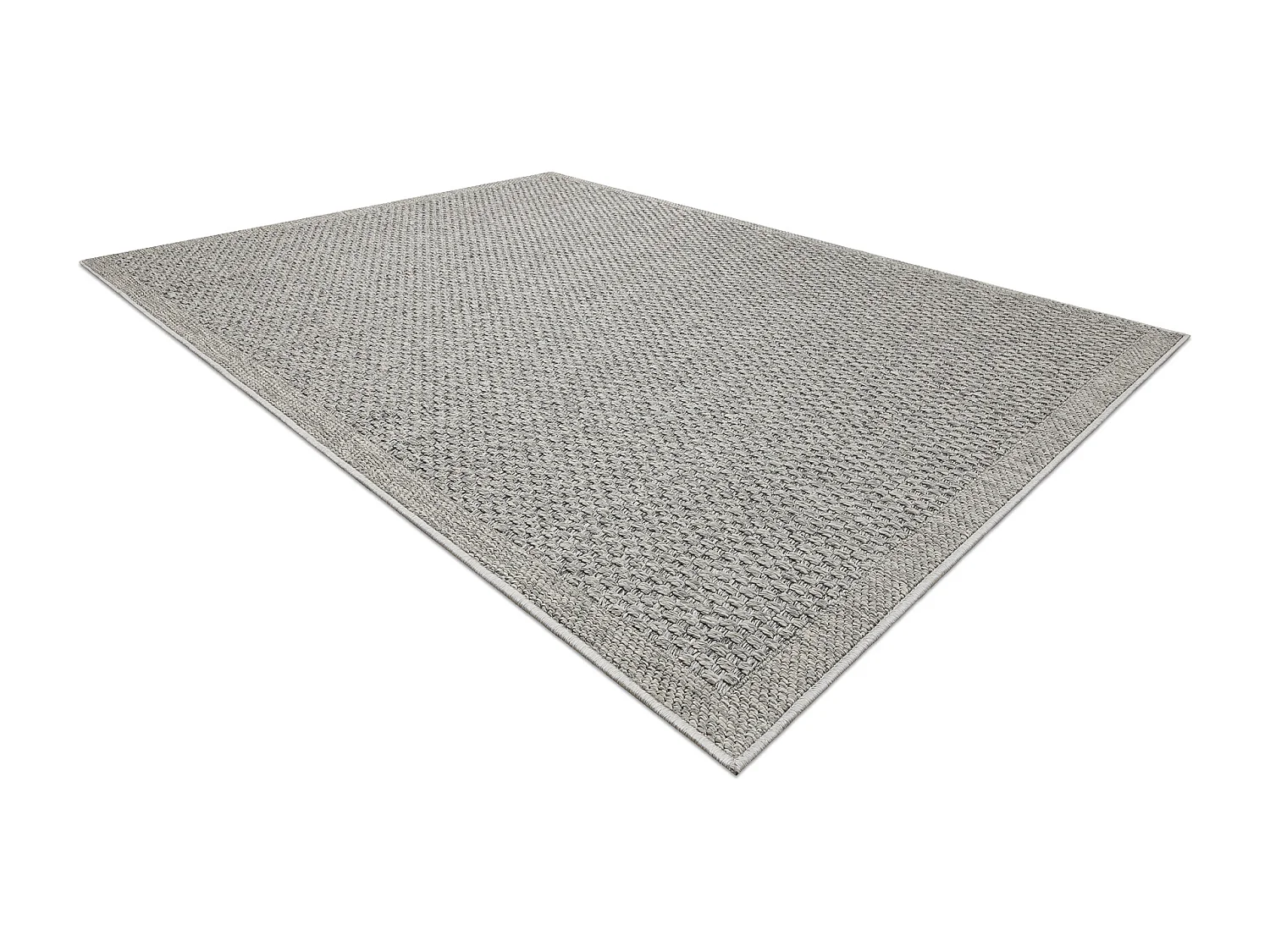 Tapis ORIGI 3667 gris - ficelle SISAL tissée à plat 116x170 cm