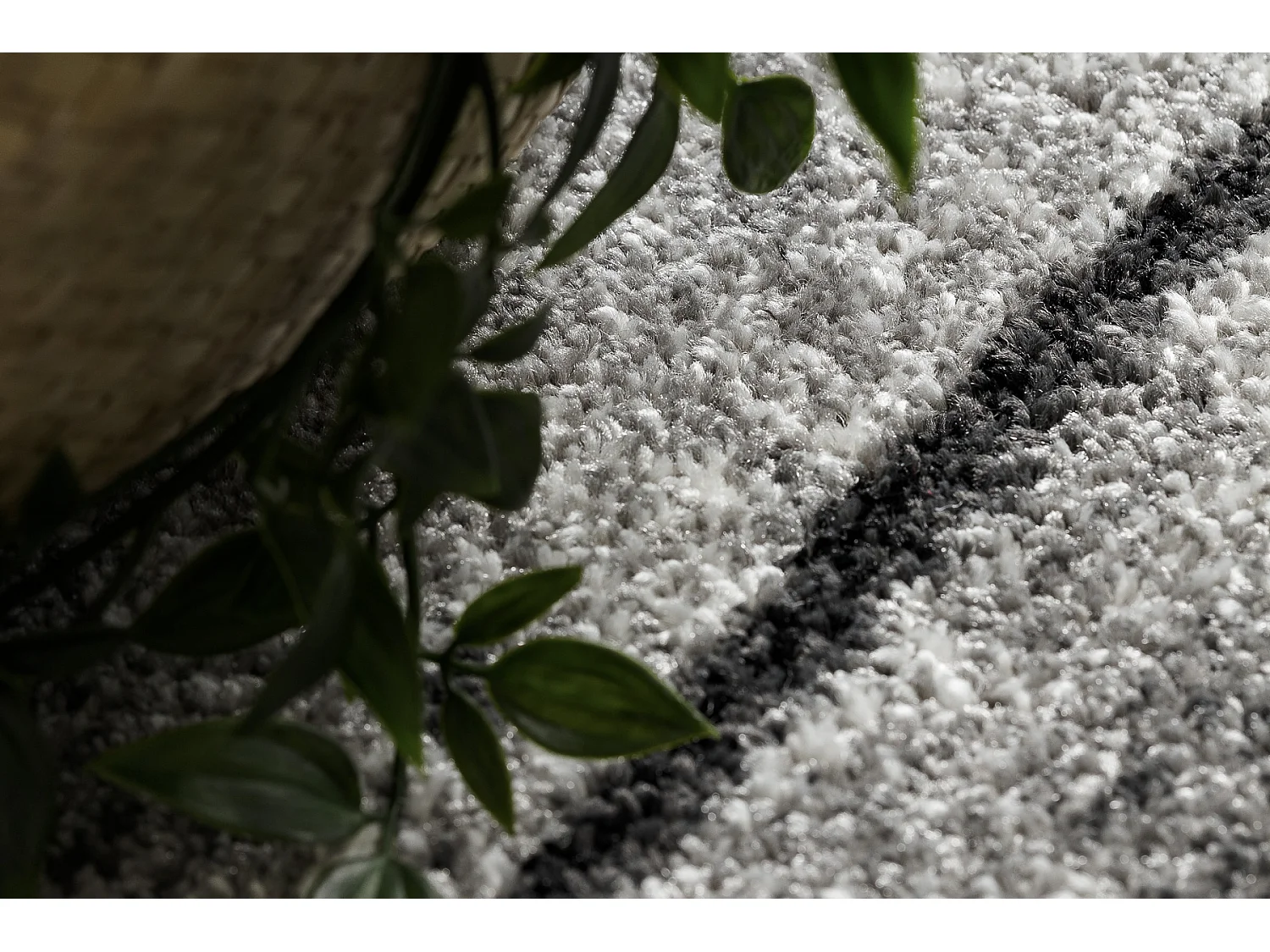 Tapis SILVER TRONKO Arbre Bois - gris 200x400 cm