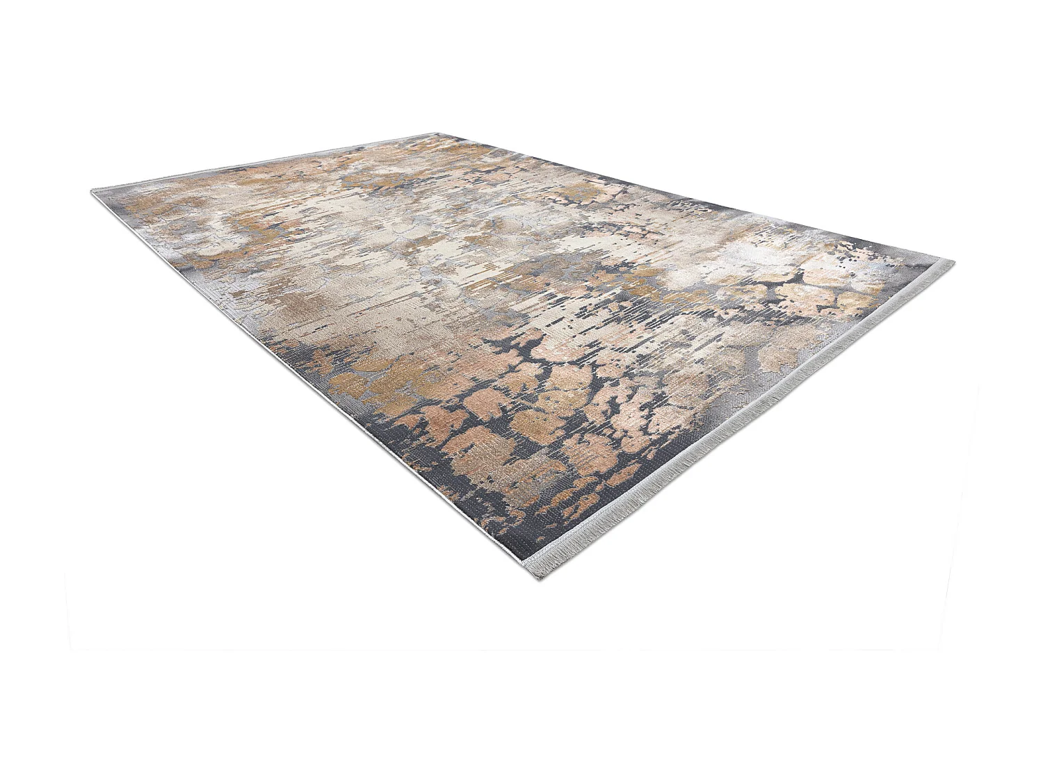 Modern LUCE 74 Teppich Pflasterung Backstein vintage - Strukturell gra 192x290 cm