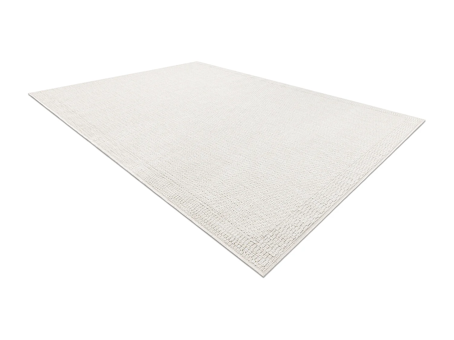 Tapis ORIGI 3737 crème - Cadre ficelle SISAL tissée à plat 116x170 cm