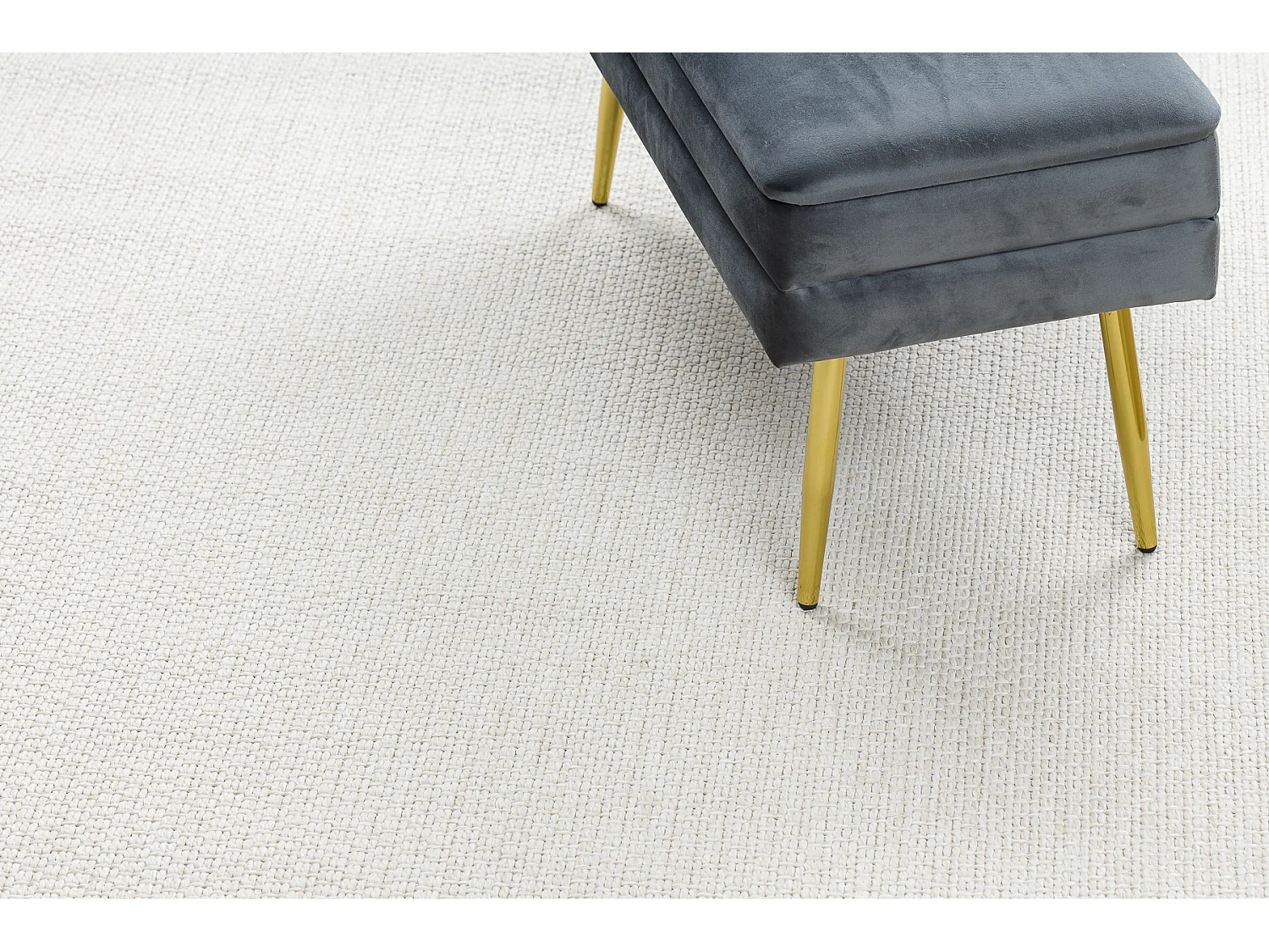 Tapis ORIGI 3737 crème - Cadre ficelle SISAL tissée à plat 116x170 cm