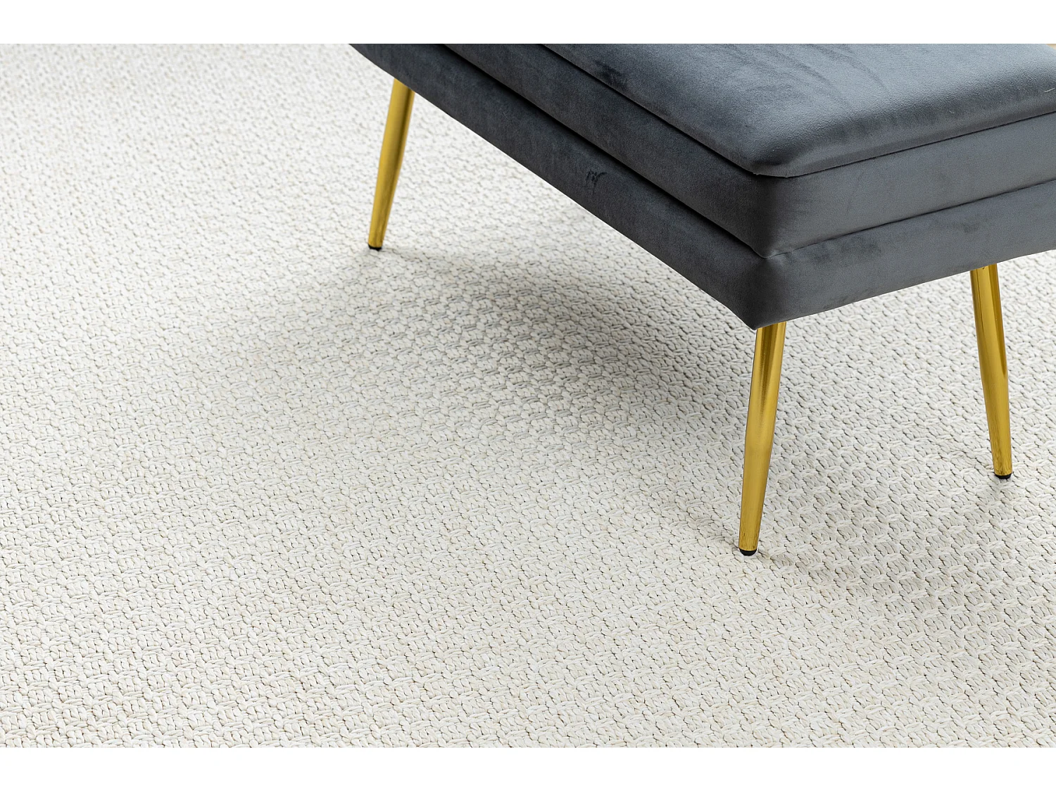 Tapis ORIGI 3561 crème - ficelle SISAL tissée à plat 272x370 cm