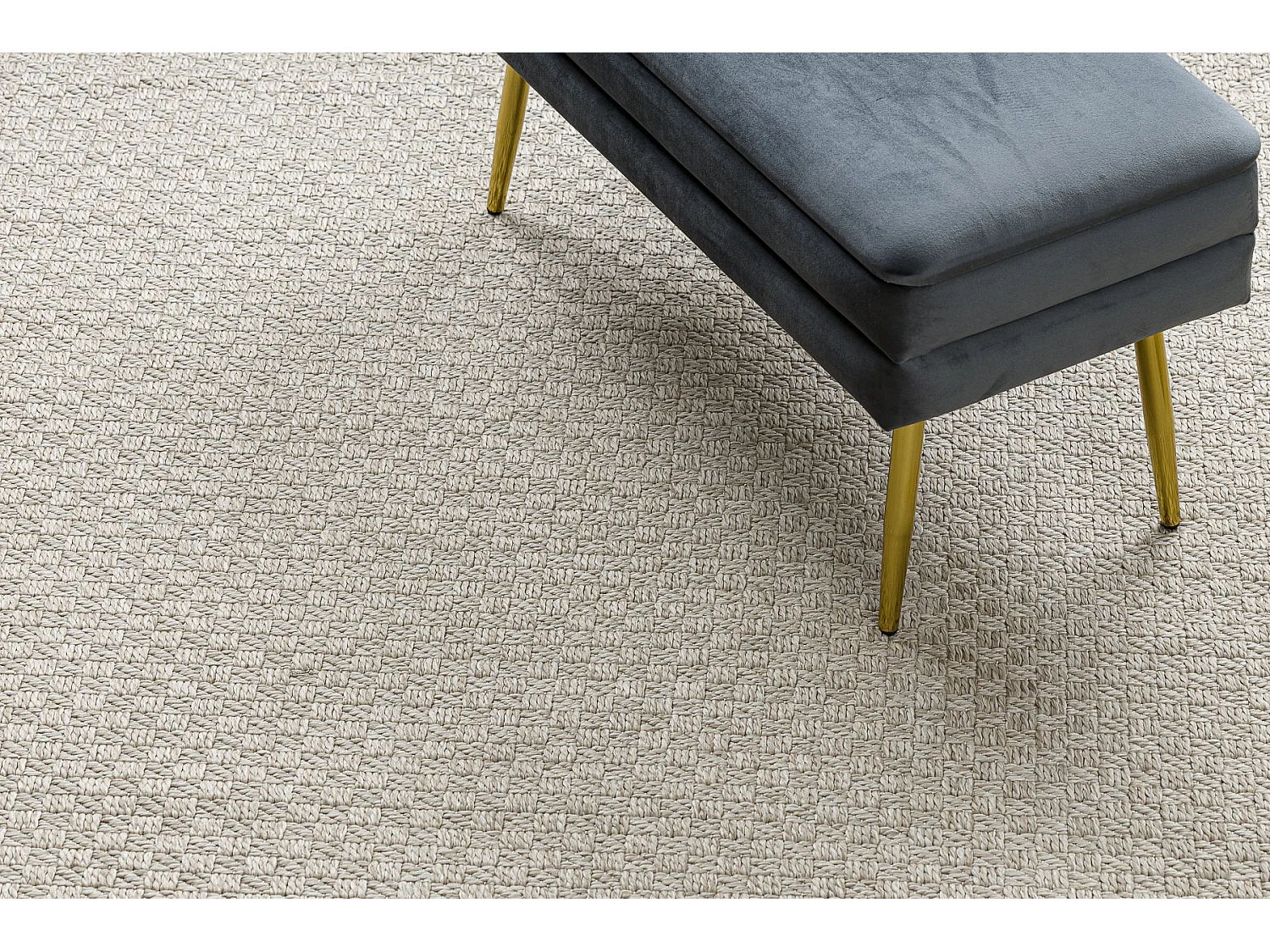 Tapete ORIGI 3661 bege - fio SISAL tecido plano 58x100 cm