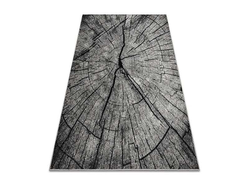 Tapis SILVER TRONKO Arbre Bois - gris 300x400 cm