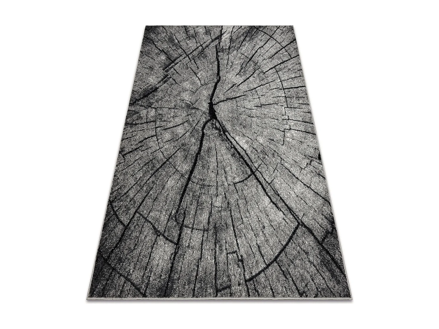 Tapis SILVER TRONKO Arbre Bois - gris 300x400 cm