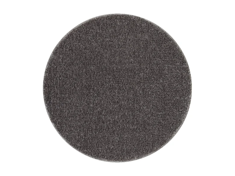 Tapis de salle de bain SANTA cercle plaine, antidérapant, doux - gris cercle 50 cm