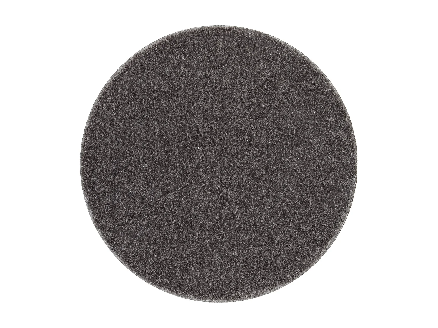 Tapis de salle de bain SANTA cercle plaine, antidérapant, doux - gris cercle 50 cm